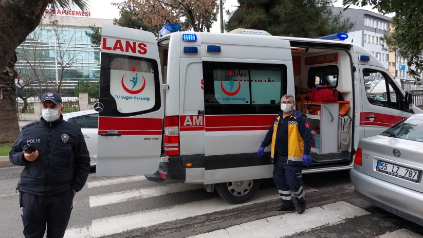 Samsun'da adliye önünde silahlı saldırı