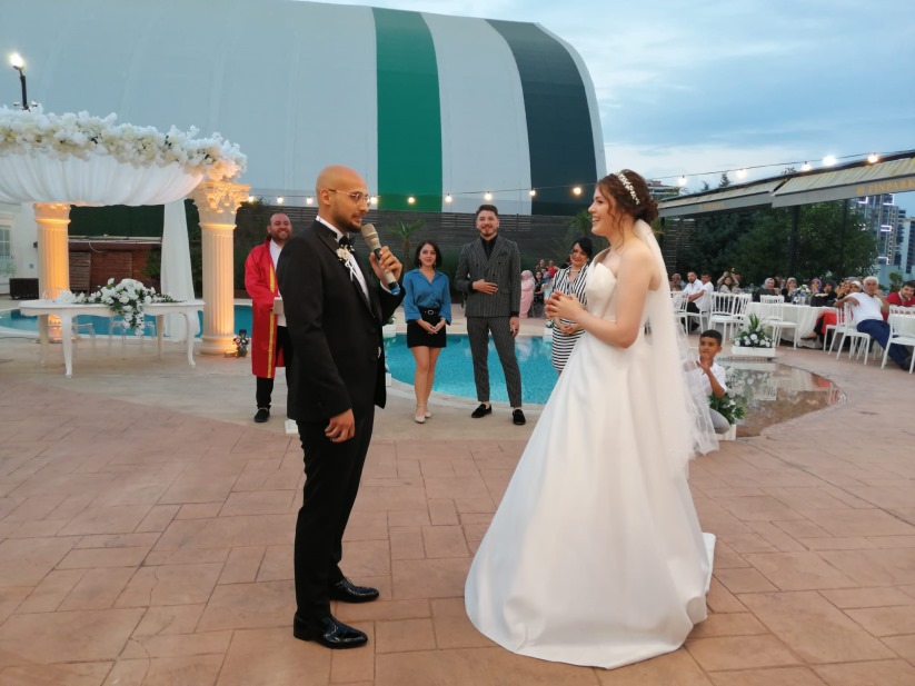 Samsun'da damat, düğünde evlilik teklif etti