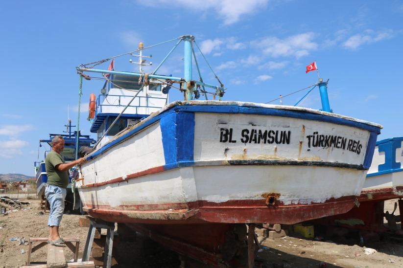 Samsun'da balıkçılar yeni sezona hazırlanıyor