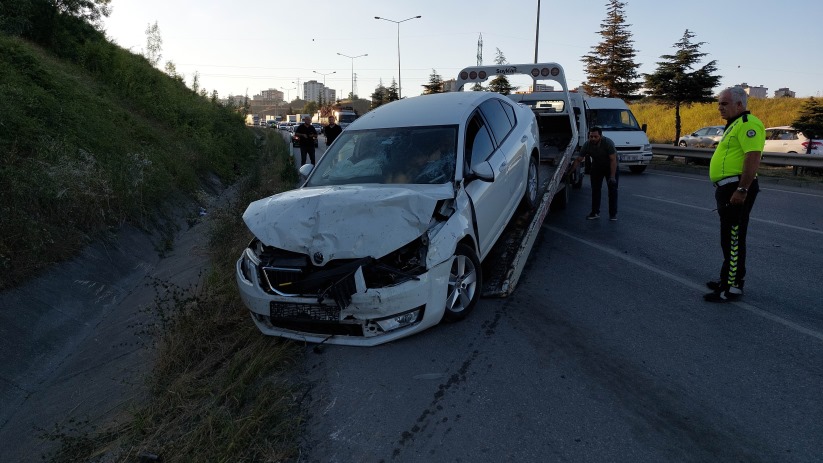 Samsun'da zincirleme kaza: 2'si polis 9 yaralı