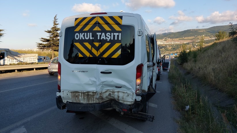 Samsun'da zincirleme kaza: 2'si polis 9 yaralı