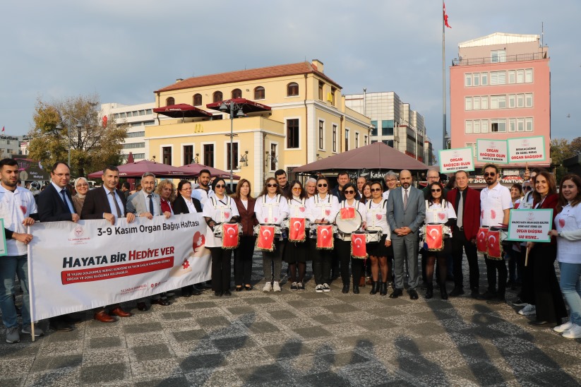 Samsun'da organ bağışına dikkat çekmek için yürüdüler