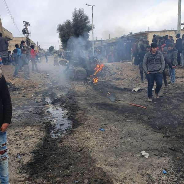 MSB: 'Tel Abyad'daki bombalı saldırıda 2 sivil hayatını kaybetti, 4 sivil yarala