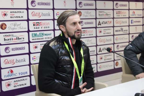 Serkan Özbalta: 'Ligi ilk 6'nın içinde bitirmeyi hedefliyoruz'