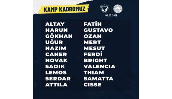 Mesut Özil kamp kadrosuna alındı 