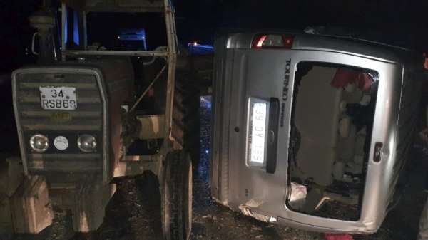 Kırklareli'de trafik kazası: 1 yaralı 