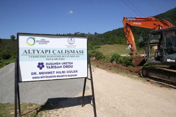 Aybastı'da içme suyu hattı yenileniyor