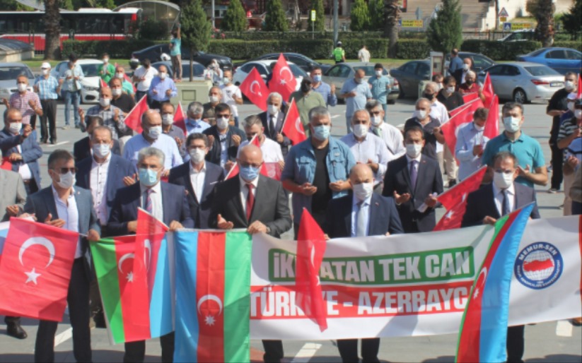 Samsun'dan Azerbaycan'a tam destek