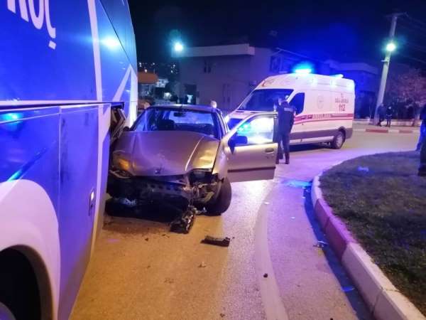 Çan'da trafik kazası: 1 yaralı 