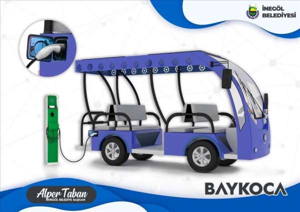 İnegöl Belediyesi elektrikli gezi aracı üretecek