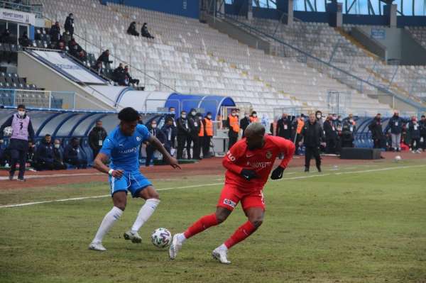 Süper Lig: BB Erzurumspor: 0 - Gaziantep FK: 0 (İlk yarı)