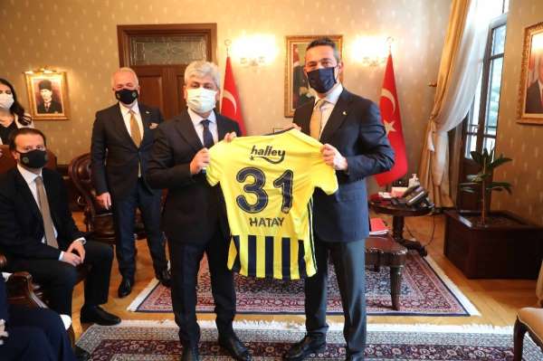 Fenerbahçe Yönetimi Hatay Valisi'ni ziyaret etti 