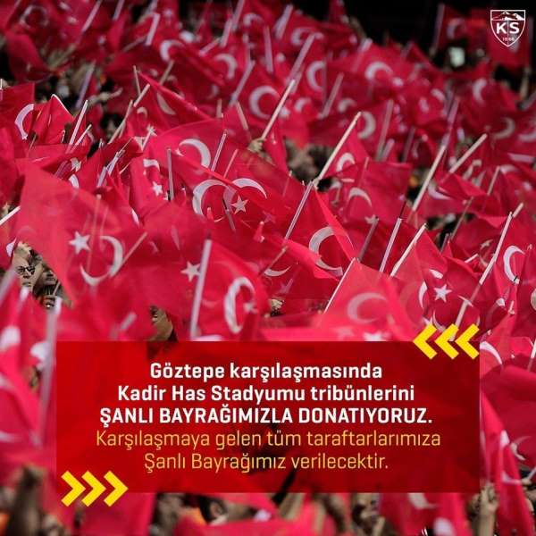 Kadir Has'ta Türk bayrağı dağıtılacak