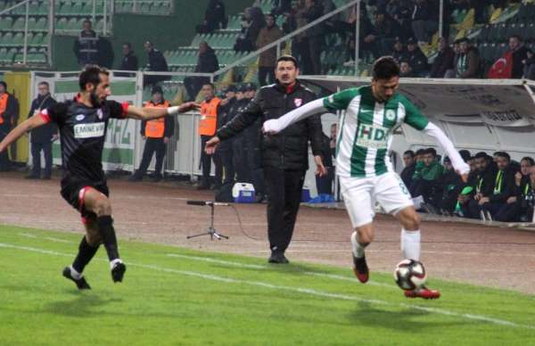 TFF 1. Lig: Giresunspor: 1 - Boluspor: 0 (İlk yarı sonucu) 