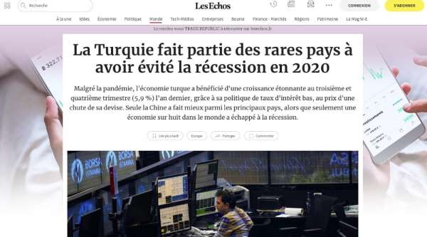 Fransız gazetesinden Türkiye ekonomisine övgü 