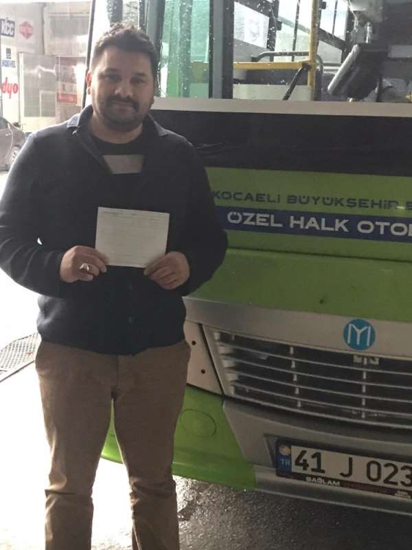 Otobüs şoförü 1 haftalık kazancı ile 'Biz Bize Yeteriz Türkiye' dedi 