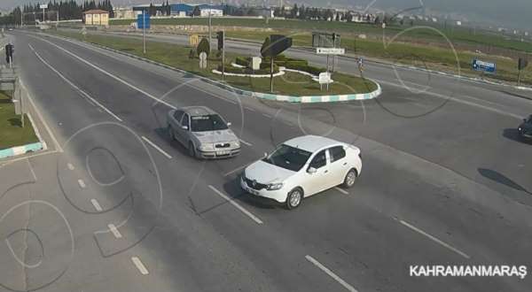 Kahramanmaraş'ta trafik kazaları kamerada