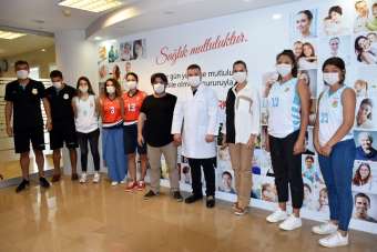 Tarsus Belediyesporlu sporcuların sağlığı Medical Park Hastanesi'ne emanet