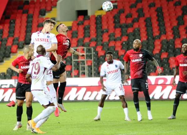 Süper Lig: Gaziantep FK: 1 - Trabzonspor: 1 (Maç sonucu) 