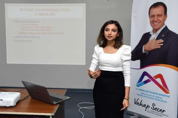 Mersin'de intihar olaylarına karşı farkındalık eğitimi 