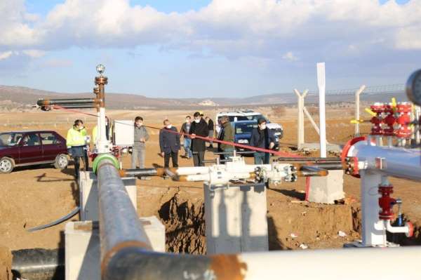 Zafer OSB'de doğalgaz hattı çalışmalarında sona gelindi