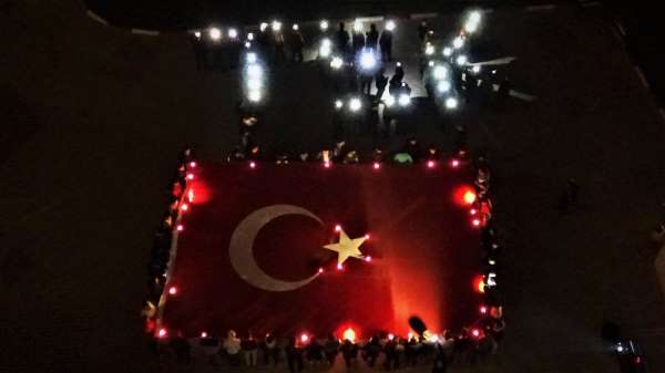 'Bahar Kalkanı' ve şehitler anısına ışık şöleni