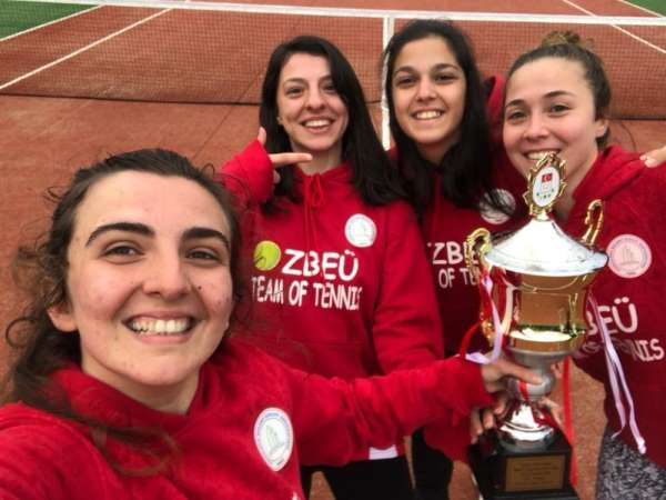 BEÜ, Üniversitelerarası Kadın 2. Lig Tenis Turnuvası'nda şampiyon oldu