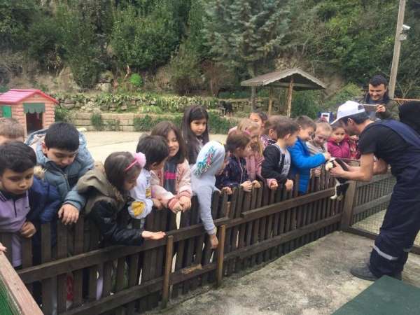 Miniklerden hayvanlara şefkat
