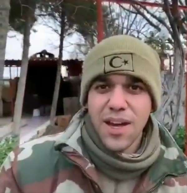 Şehitler İdlib'e giderken çektikleri videoda helallik istemiş 