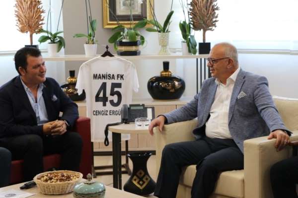 Başkan Ergün'den Manisa FK Başkanı Aktan'a tam destek