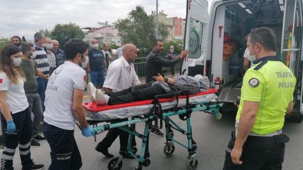 Antalya'da motosiklet kazası: 1 yaralı 