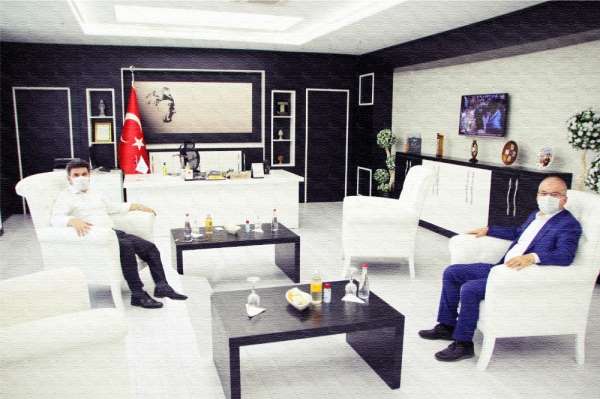 Gençlik ve Spor İl Müdürü Yetim'den Rektör Karacoşkun'a ziyaret