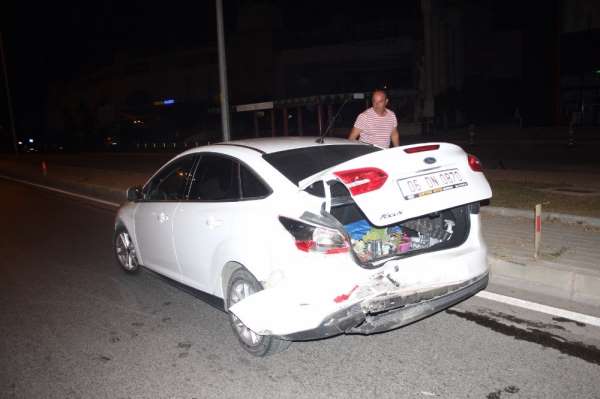 Antalya'da alkollü sürücü kazası: 1 yaralı 