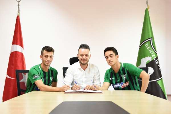Denizlispor, altyapıdan 2 oyuncuyla daha profesyonel sözleşme imzaladı 