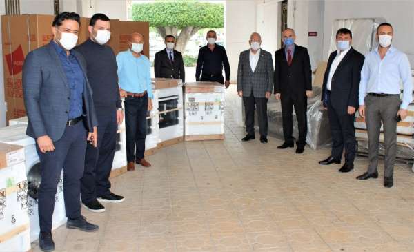 İskenderun'da terör ve yangın nedeniyle yaşanan zararlar karşılanıyor