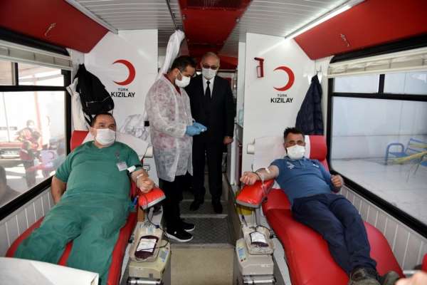 OMÜ'den kan bağışına destek 