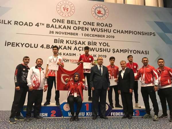 Kayserili Wushu'cular Balkan Şampqiyonası'nda madalyalara ambargo koydu
