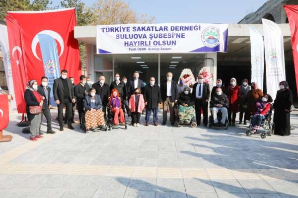 Engelliler dernek binasına Başkan Üçok sayesinde kavuştu