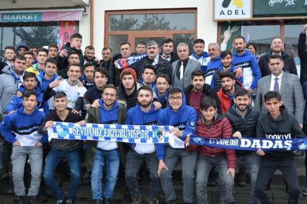 Erzurumspor taraftarı Aşkale Belediyesi'ni ziyaret etti 
