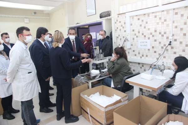 Meslekî eğitim, salgınla mücadelede 'üretim üssü' oldu 