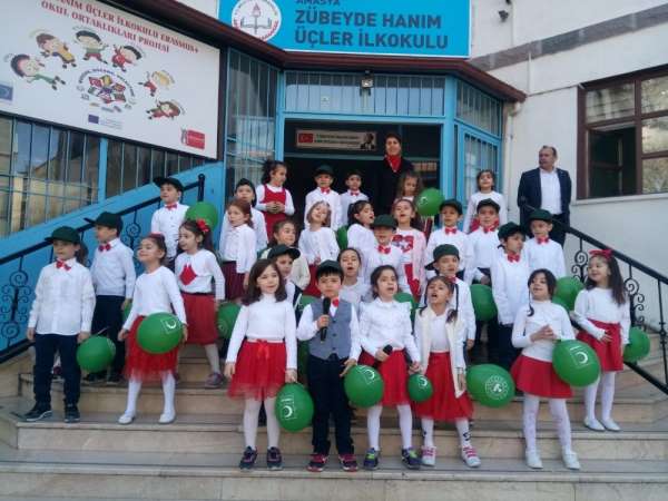 İlkokul öğrencileri 'Yeşilay Haftası'nı kutladı