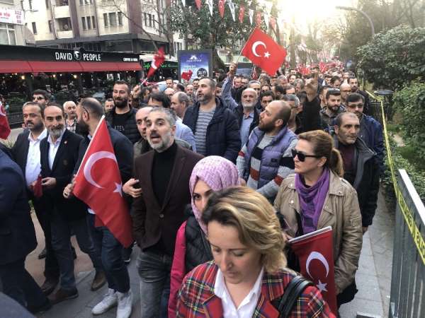 Kocaeli'de binler İdlib şehitleri için yürüdü 