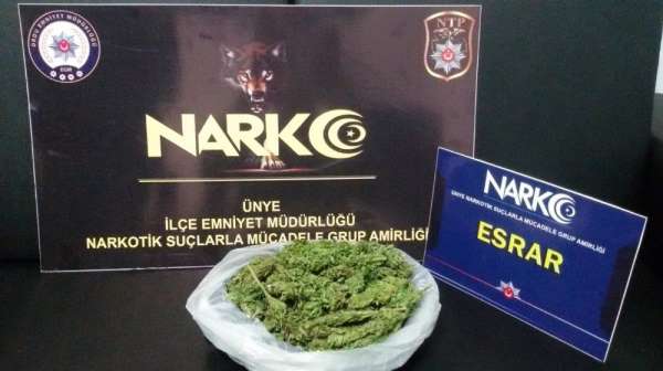 Ordu'da uyuşturucu satan 3 torbacı tutuklandı