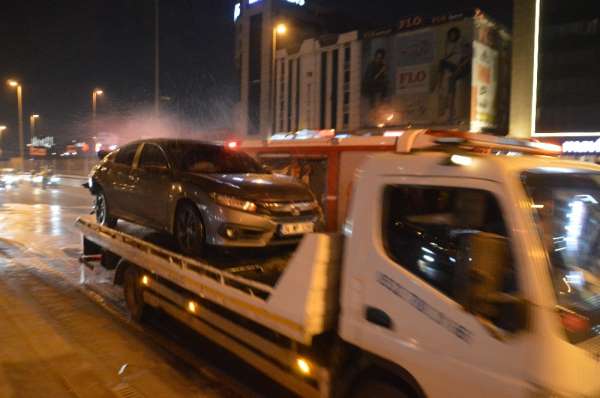 E-5 karayolunda makas terörü kaza ile sonuçlandı: 1 kişi yaralandı