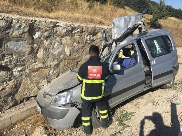 Amasya'da trafik kazası: 1 ölü, 1 yaralı 