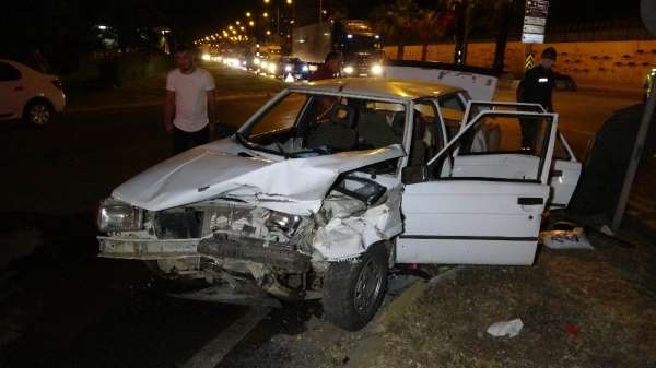 Samsun'da iki otomobil çarpıştı: 7 yaralı 