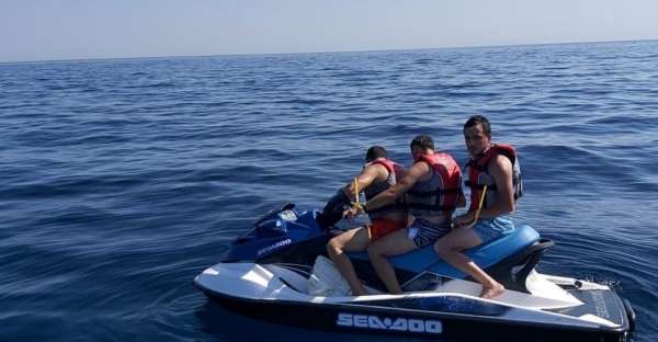 FETÖ'cüler Yunanistan'dan bunu beklemiyordu: Jet ski'yi bozup Türk karasularına 