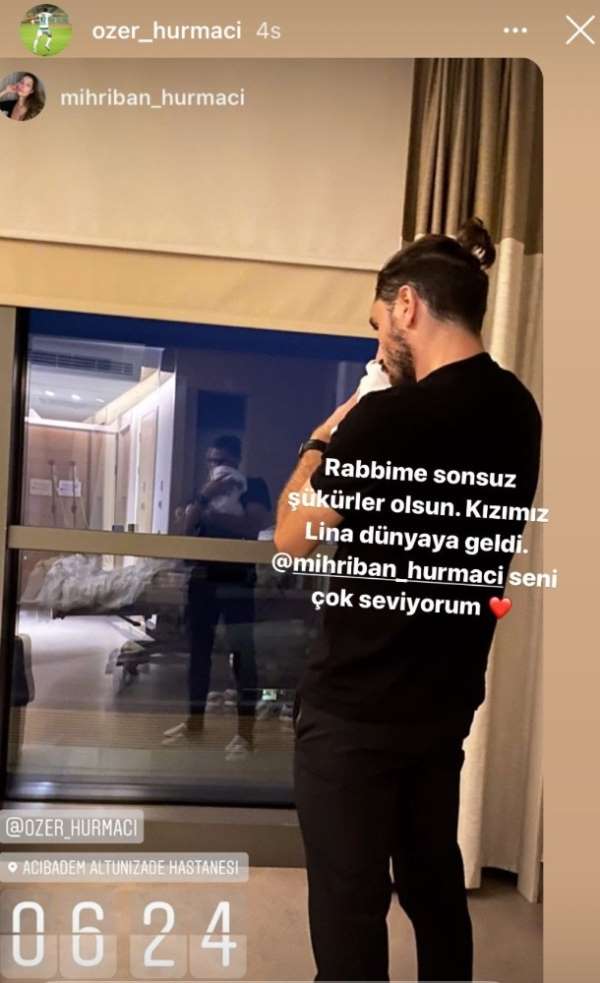 Özer Hurmacı baba oldu