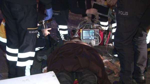 Ankara'da motosikletiyle kaza yapan sürücü ağır yaralandı 
