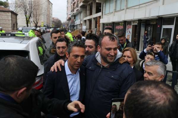 Tarihi maç öncesi Ali Koç Kırklareli'nde